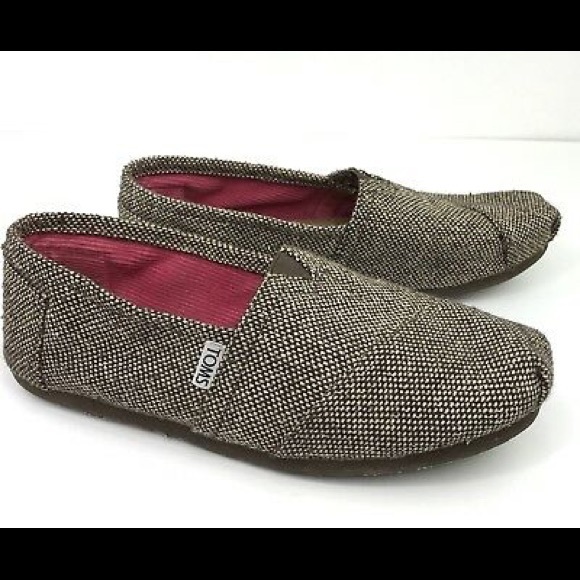 toms herringbone canvas